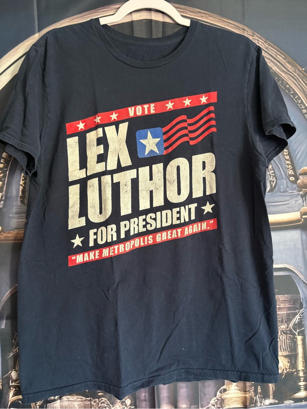 Lex Luthor For President Graphic Tee - Navy Blue - Picture 2 of 3